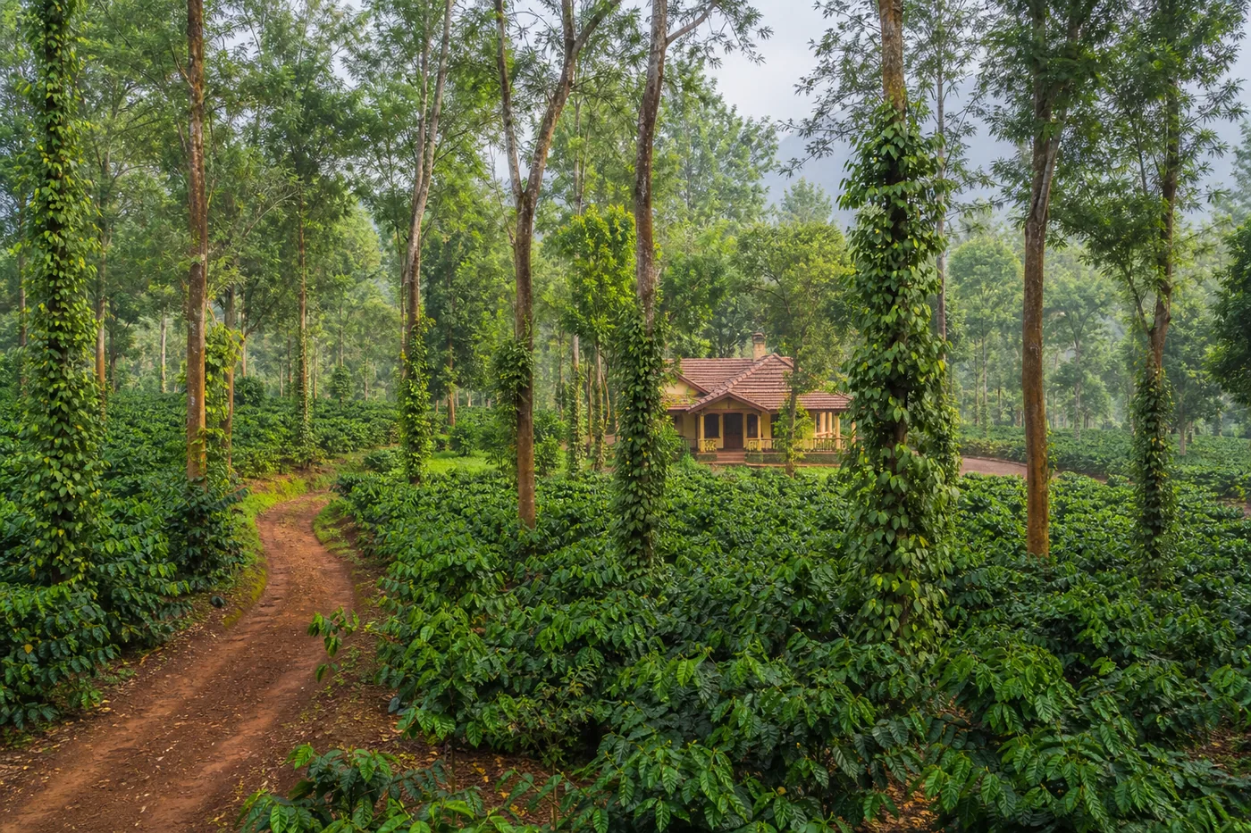 Coffee estate in the Yercaud hills